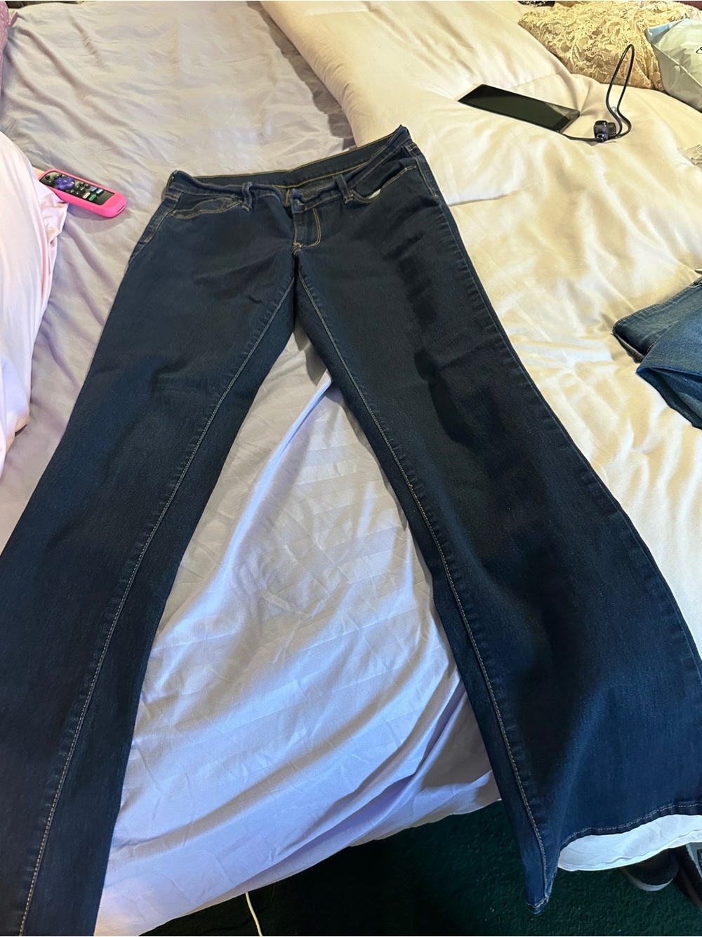 Old Navy Dark Blue Flare Jeans